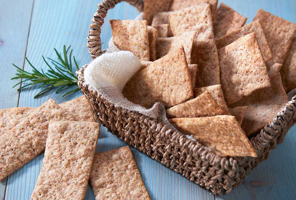 CRACKERS INTEGRALES AL ROMERO