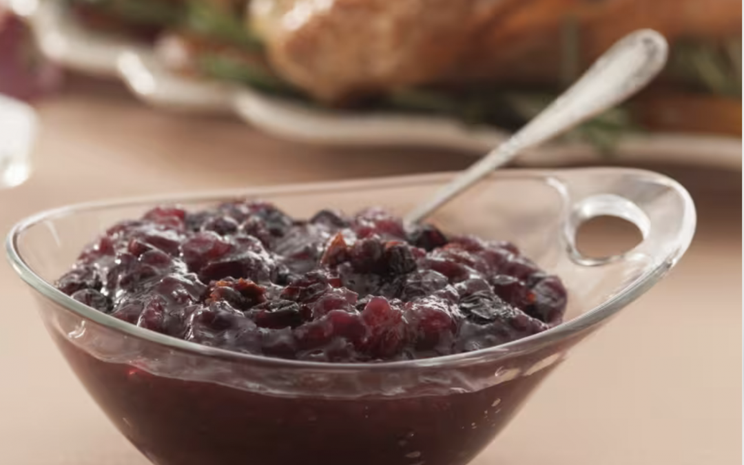 Salsa de arándanos (Cranberry sauce)