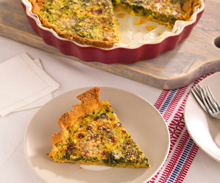 Quiche de espinacas y ricotta (sin gluten)