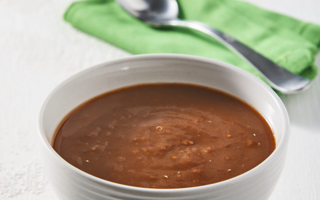 SOPA DE FRIJOLES CON QUINOA