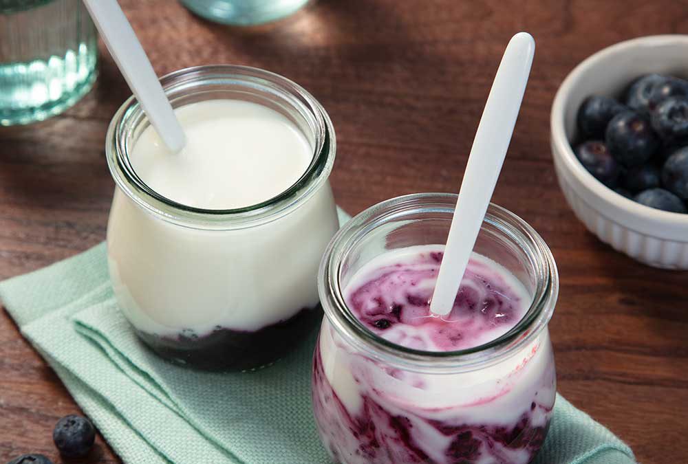 YOGURT CON ARÁNDANOS EN VAROMA