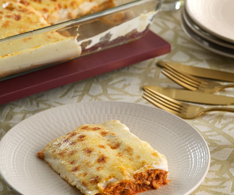 Canelones de ave Rossini