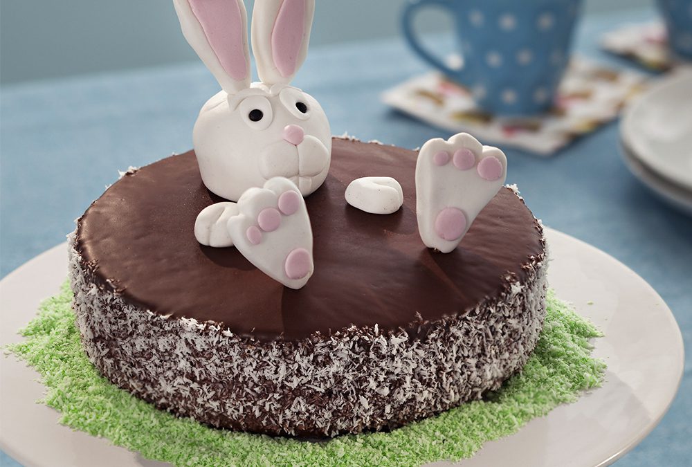 TARTA DE PASCUA DE COCO Y CHOCOLATE