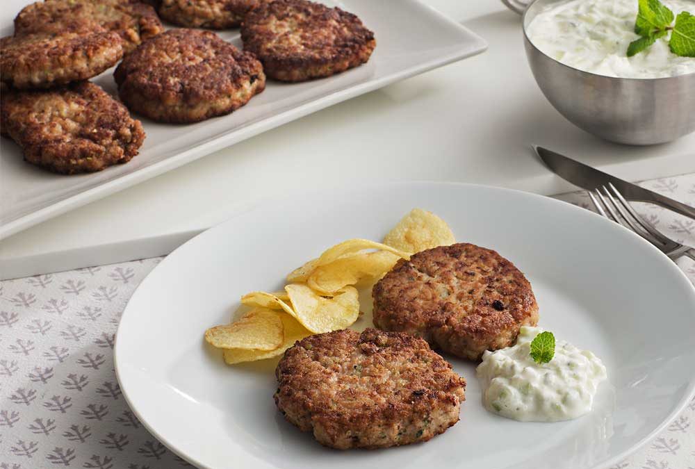FILETES RUSOS CON SALSA TZATZIKI