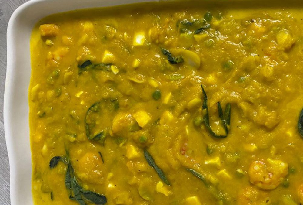 LOCRO CON LANGOSTINO