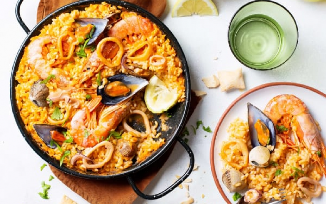 Paella de marisco