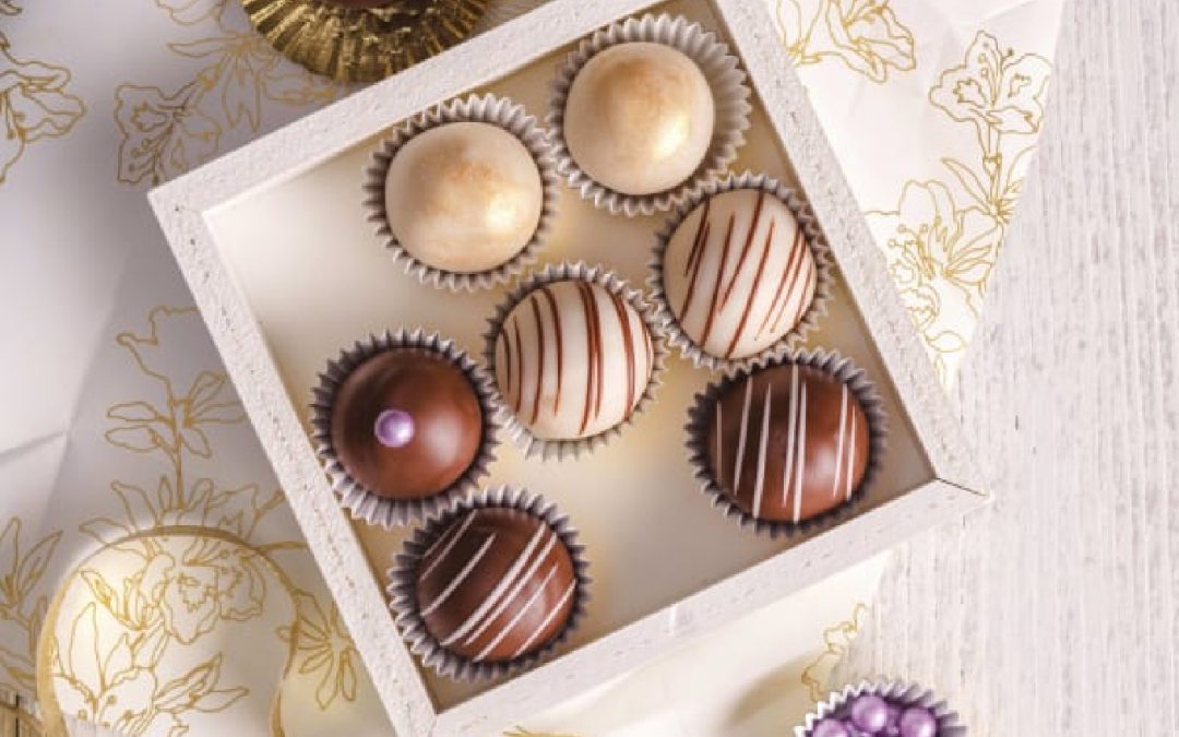 Bombones de chocolate vieneses