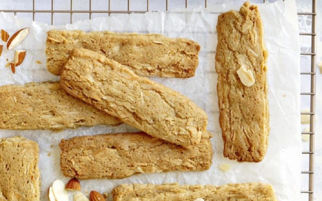 Galletas crujientes de almendra