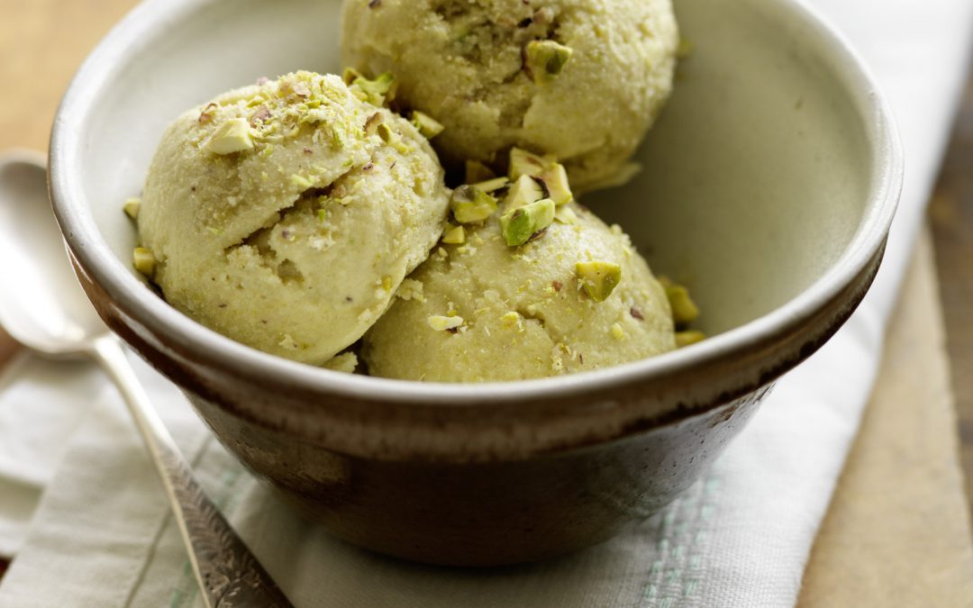 Helado de pistacho