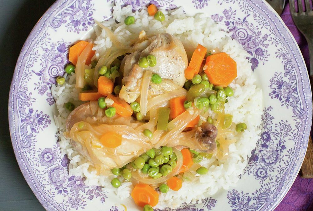 POLLO ARVEJADO GRANDES FAMILIAS