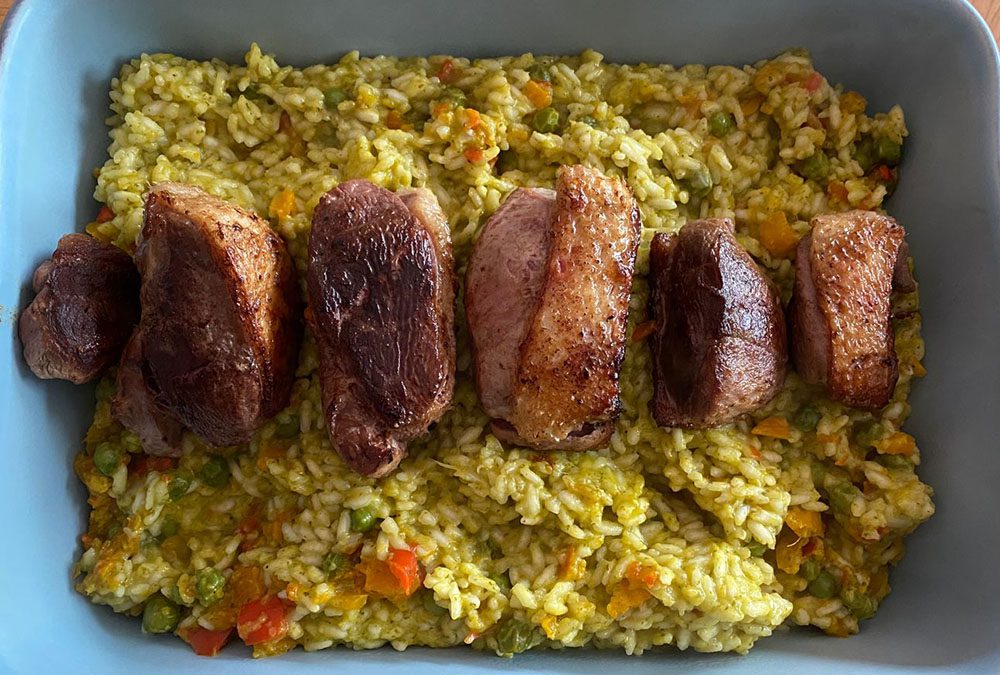 RISOTTO DE PATO A LA CHICLAYANA